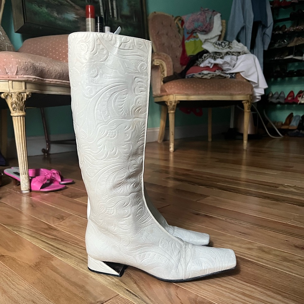Limited addition vintage Fendi cowboy boots.